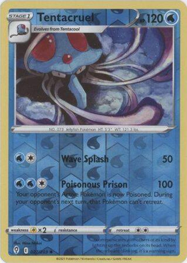 Tentacruel 027/203 reverse holo (Evolving Skies)