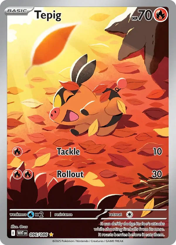 Tepig 096/086 White Flare