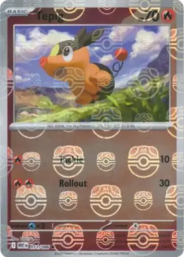Tepig 011/086 White Flare