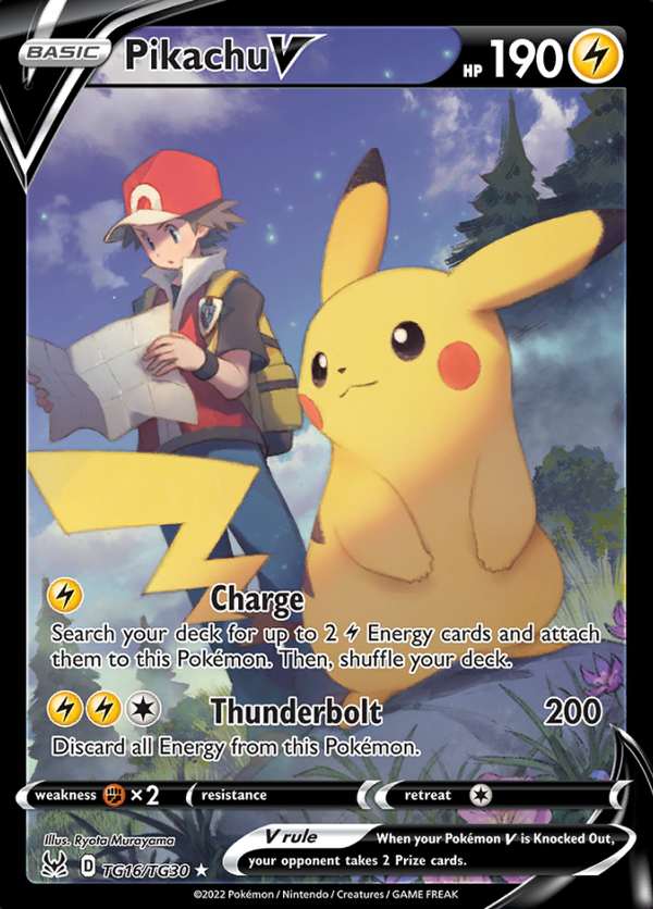Pikachu V TG 16/30 Holo lost Origin