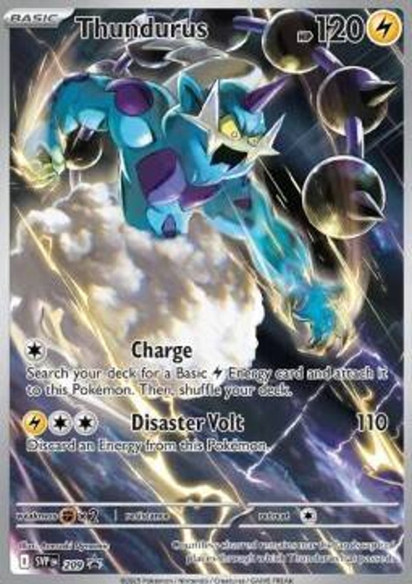 Thundurus svp209 Black Star Promo,s