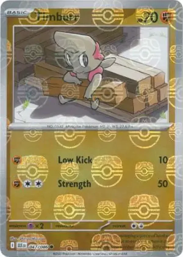 Timburr 047/086 Black Bolt