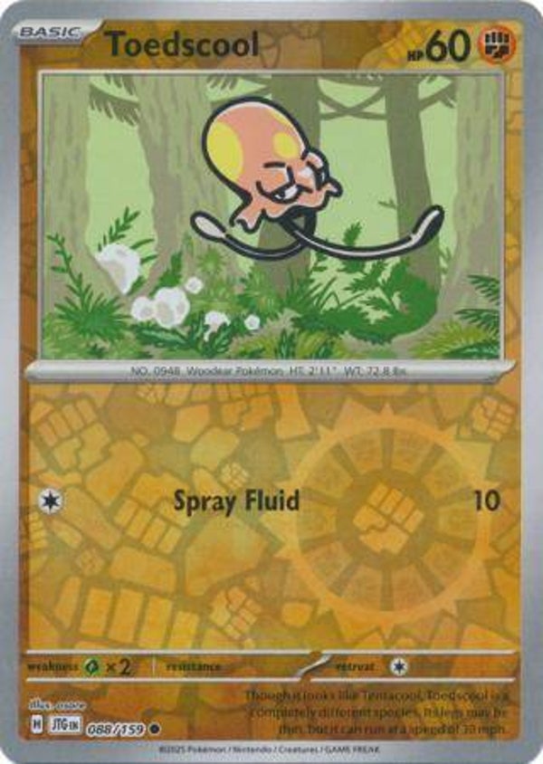 Toedscool 088/159 Reverse Holo Journey Together