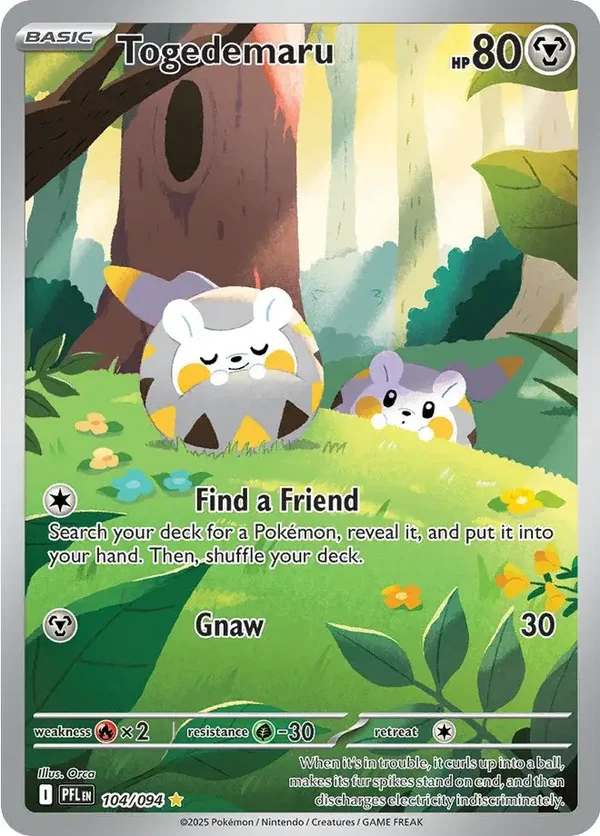 Togedemaru 104/094 Phantasmal Flames