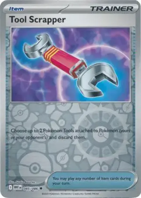 Tool Scrapper 085/086 Reverse Holo White Flare