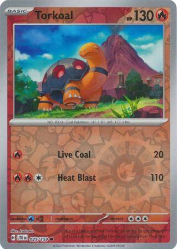 Torkoal 025/159 Reverse Holo Journey Together