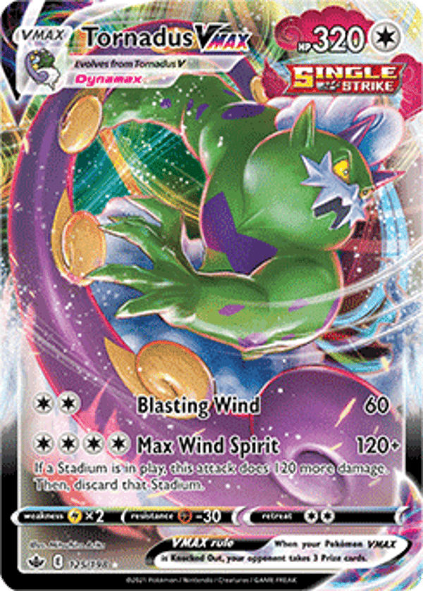 Tornadus Vmax 125/198 Chilling Reign