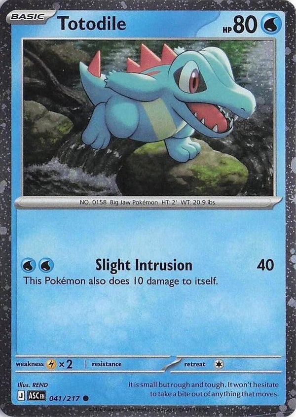 Totodile 041/217 cosmos holo Ascended Heroes