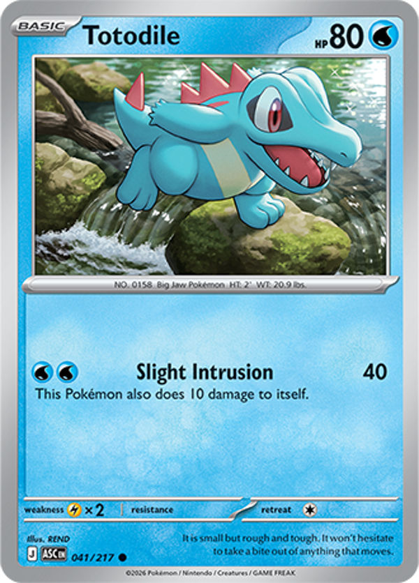 Totodile 041/217 Ascended Heroes