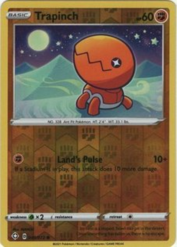 trapinch 040/072 reverse holo shining fates