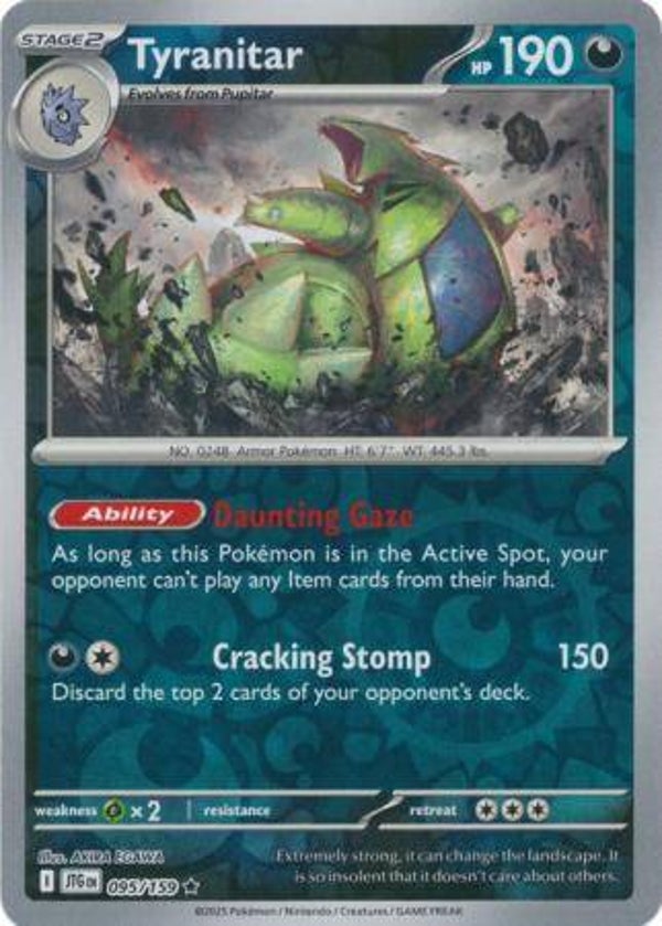 Tyranitar 095/159 Reverse Holo Journey Together