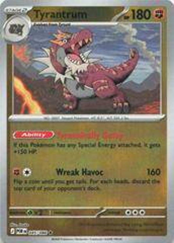 Tyrantrum 045/088 Reverse Holo Perfect Order
