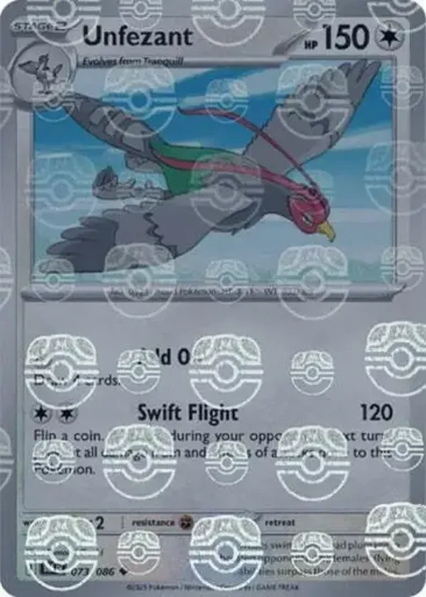 Unfezant 073/086 Black Bolt