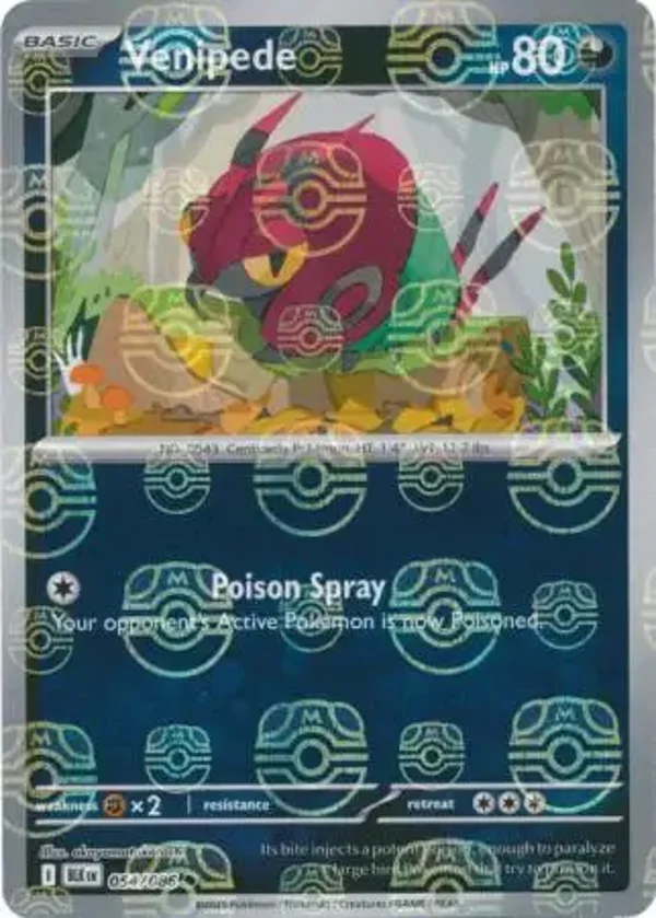 Venipede 054/086 Black Bolt