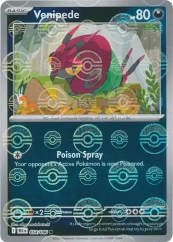 Venipede 054/086 Black Bolt