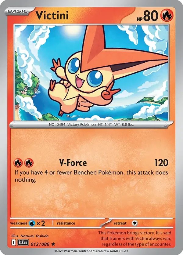 Victini 012/086 Holo Black Bolt