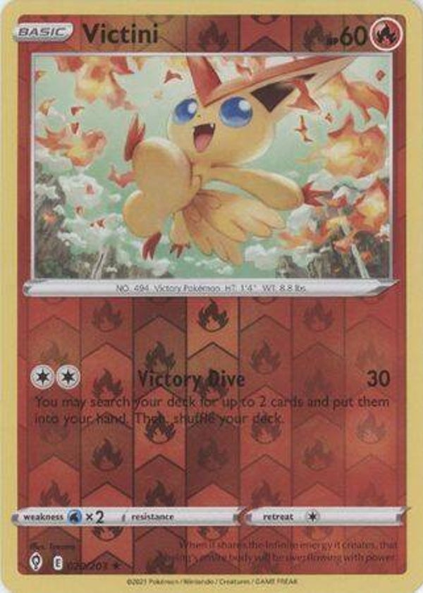 Victini 020/203 reverse holo (Evolving Skies)