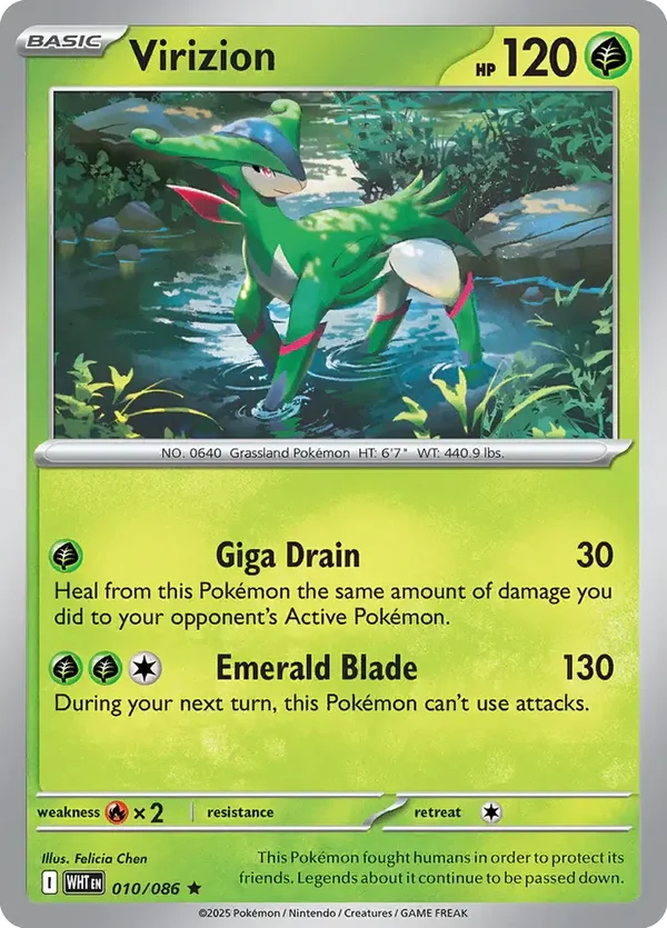 Virizion 010/086 Holo White Flare