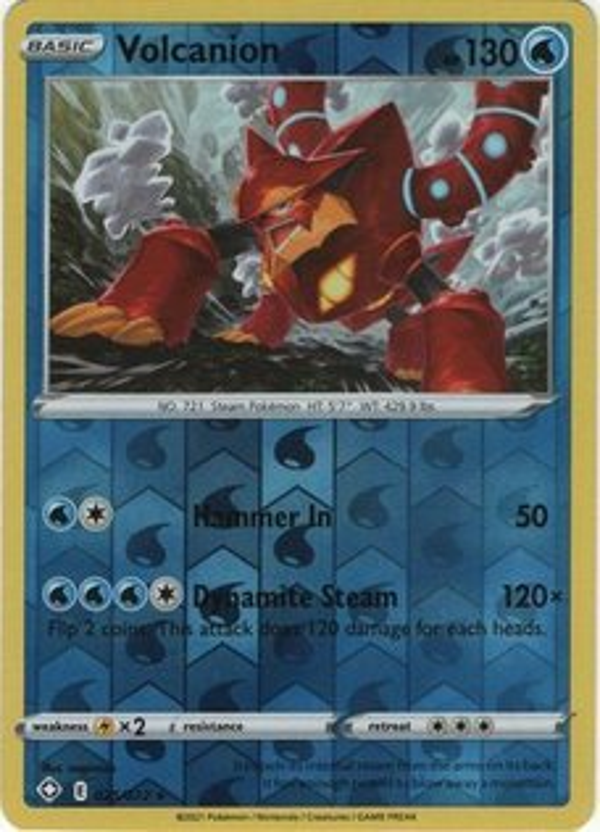 volcanion 025/072 reverse holo shining fates