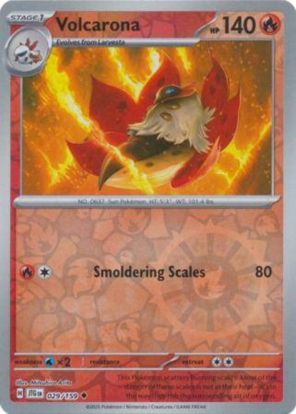 Volcarona 029/159 Reverse Holo Journey Together
