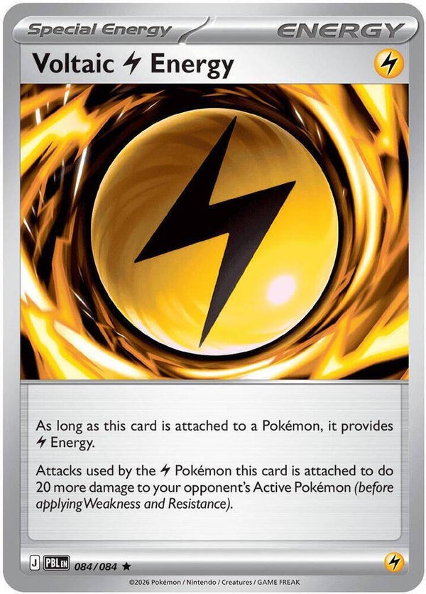 Voltaic Lightning Energy 084/084 holo Pitch Black