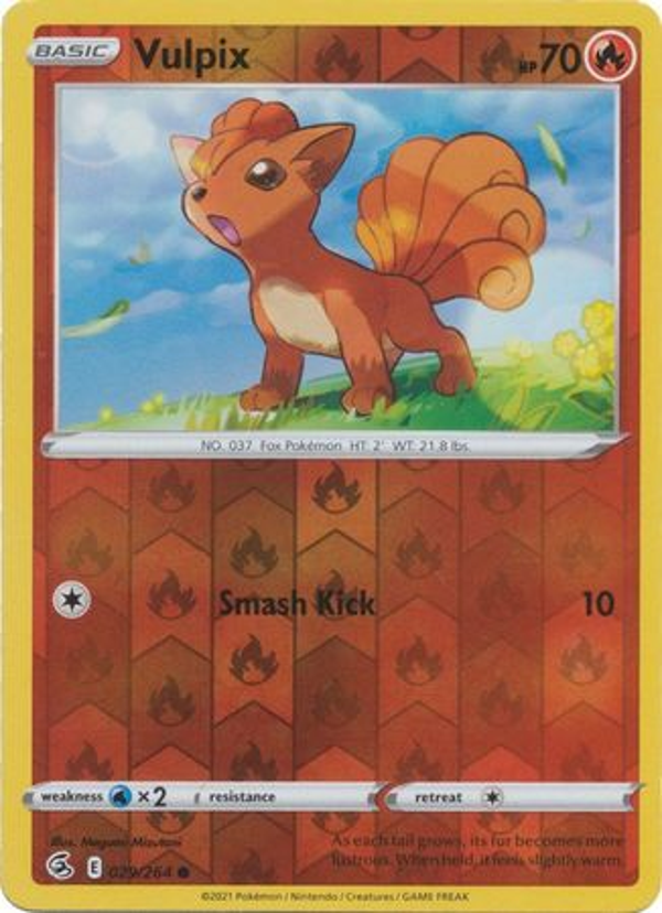 Vulpix 029/264 reverse holo (Fusion Strike)