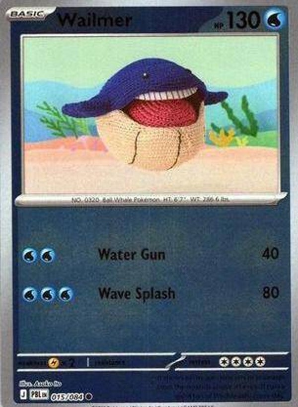 Wailmer 015/084 reverse holo Pitch Black