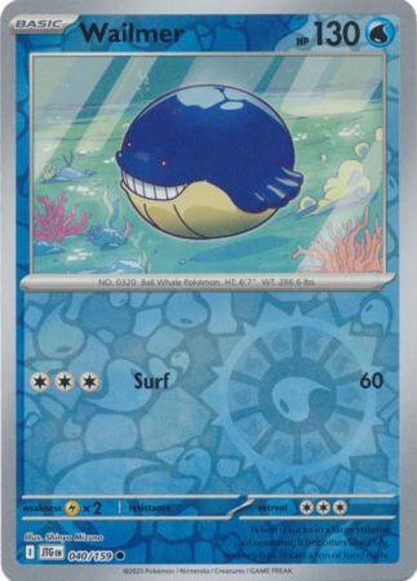 Wailmer 040/159 Reverse Holo Journey Together