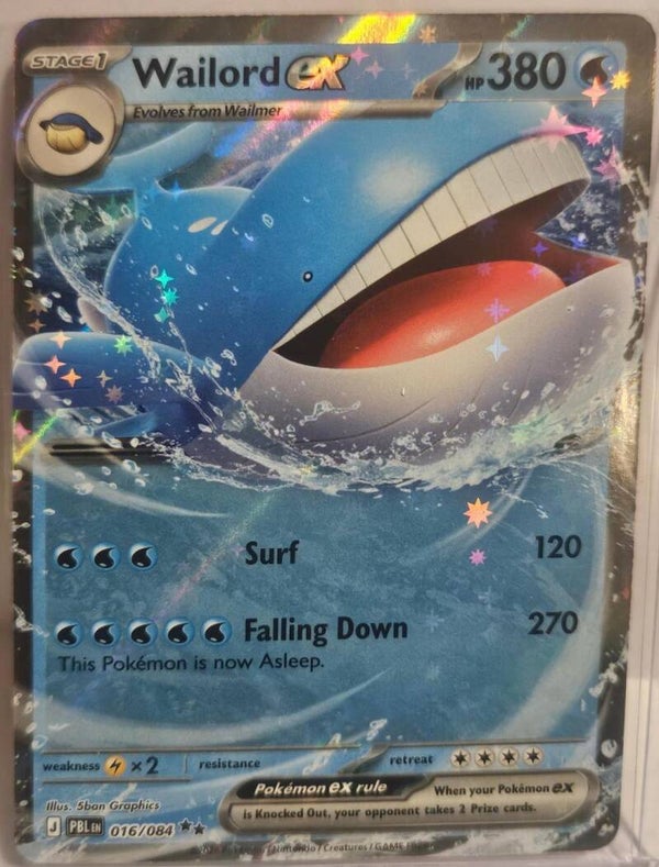Wailord EX 016/084 Pitch Black