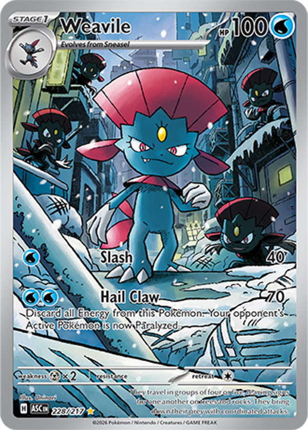 Weavile 228/217 Ascended Heroes