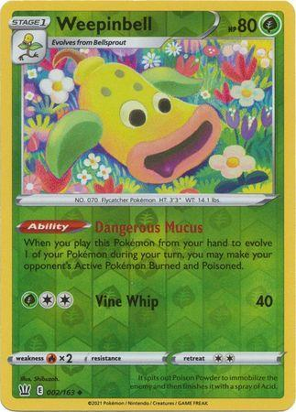 Victreebel 003/163 reverse holo Battle Styles