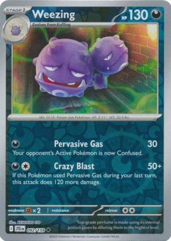 Weezing 092/159 Reverse Holo Journey Together