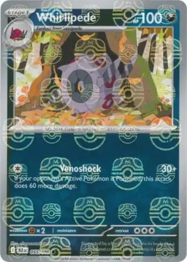 Whirlipede 055/086 Black Bolt