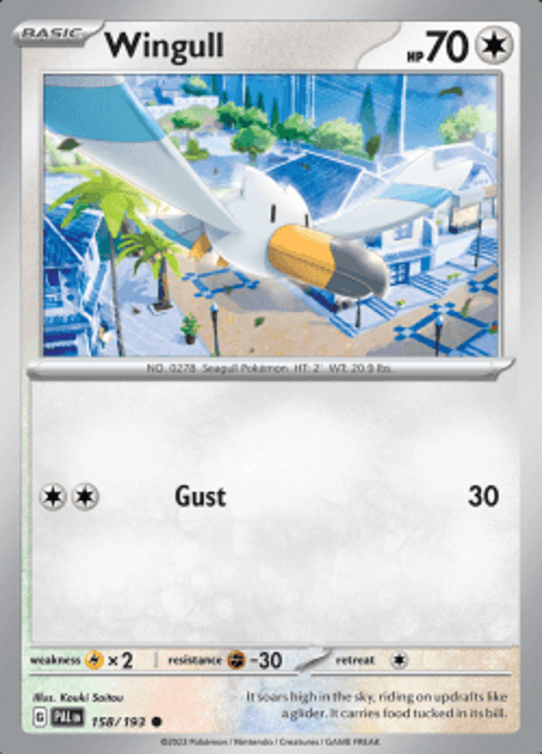Wingull 158/193 reverse holo Paldea evolved