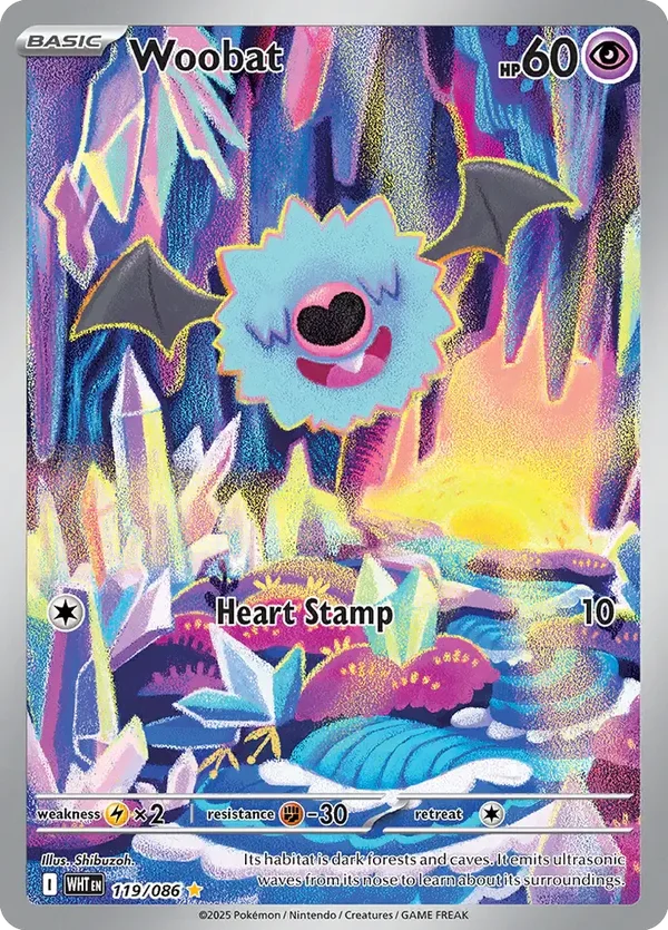 Woobat 119/086 White Flare