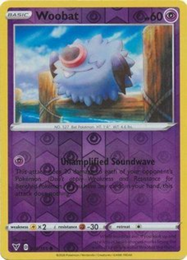 Woobat 073/185 reverse holo Vivid Voltage