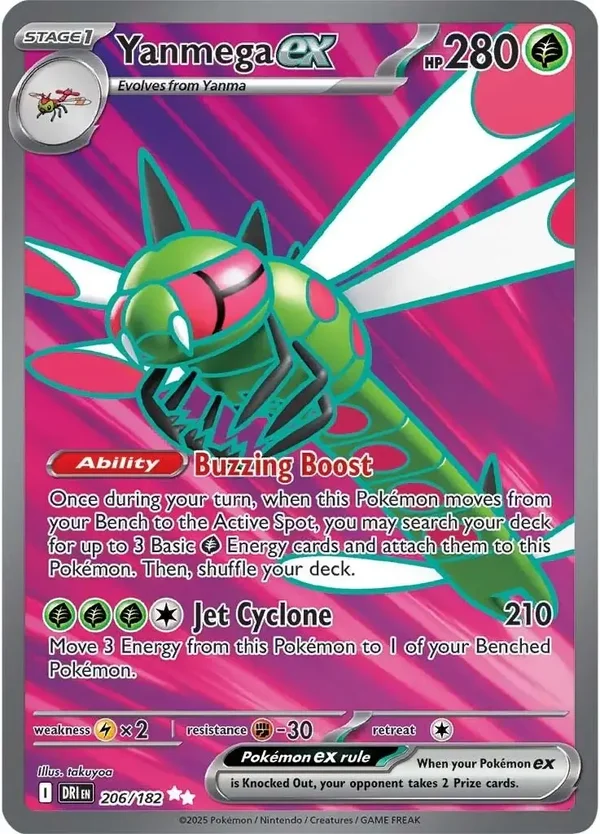 Yanmega EX 206/182 Destined Rivals