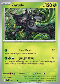 Zarude 011/191 holo surging sparks