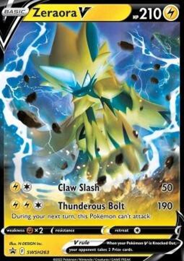 Zeraora V swsh263 Sword&Shield Promos