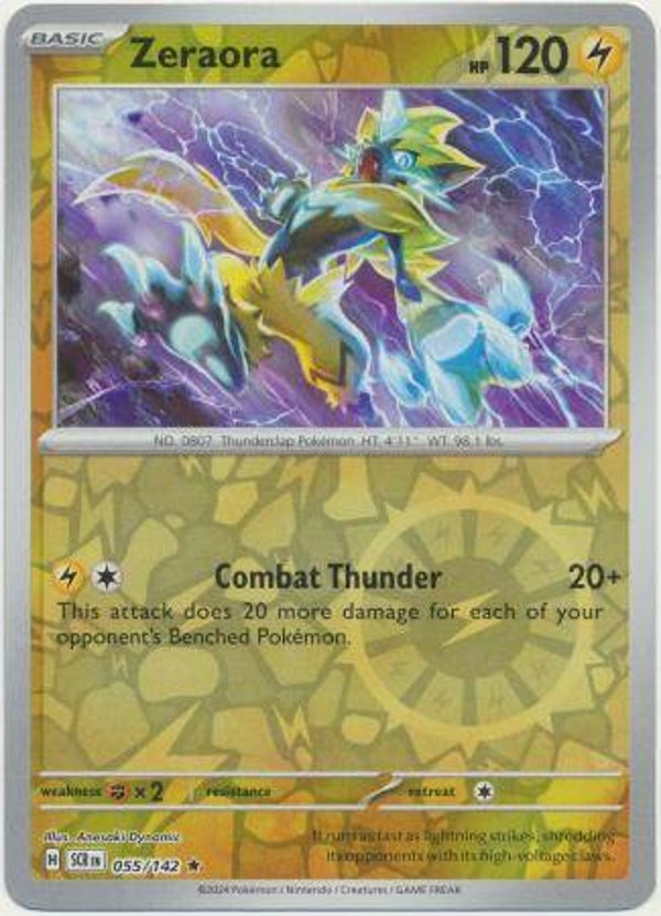 Zeraora 055/142 Reverse Holo Stellar Crown