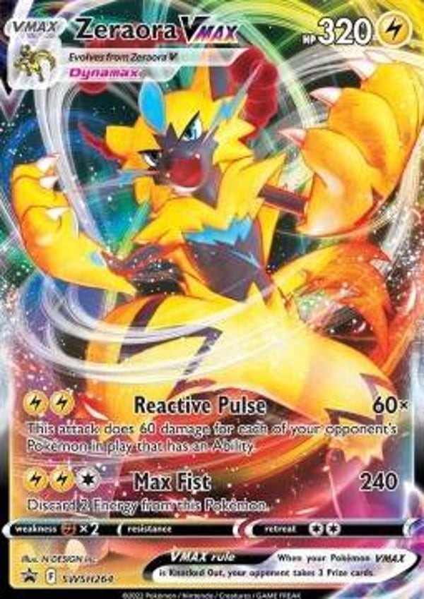 Zeraora Vmax swsh264 Sword&Shield Promo,s