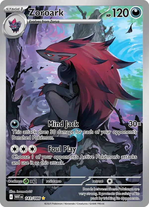 Zoroark 143/086 White Flare
