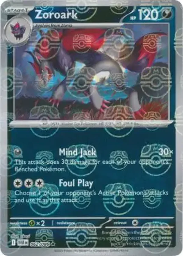 Zoroark 062/086 White Flare