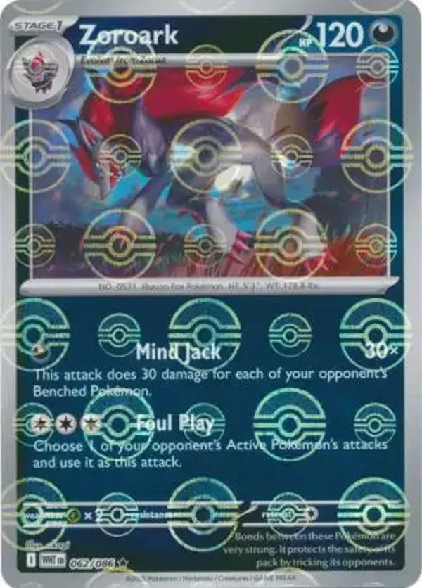 Zoroark 062/086 White Flare