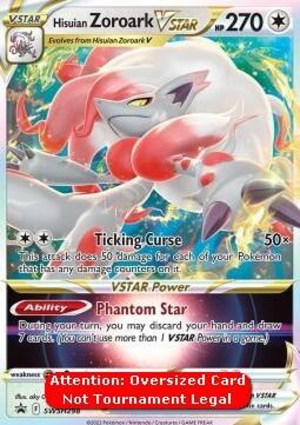 Hisuian Zoroark Vstar swsh298 Sword&Shield Promos