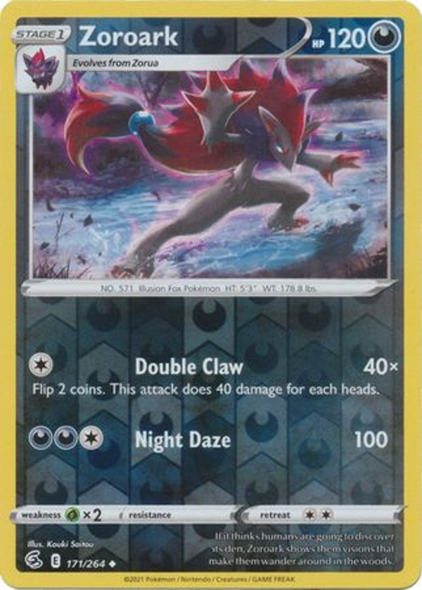 Zoroark 171/264 reverse holo (Fusion Strike)