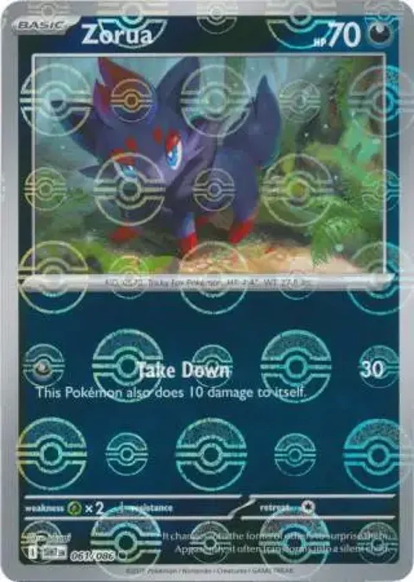 Zorua 061/086 White Flare