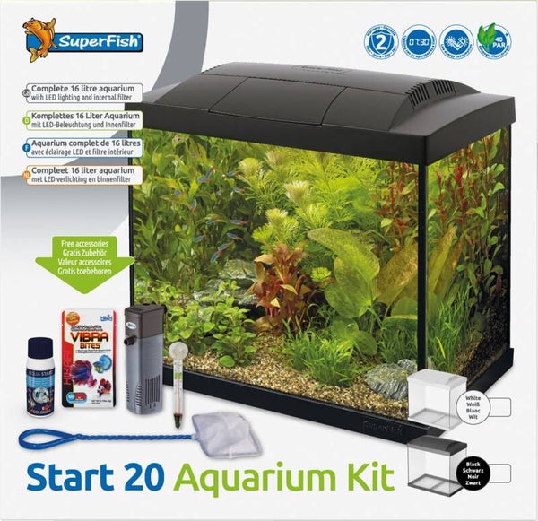 SF Start 20 Aquarium Kit Zwart