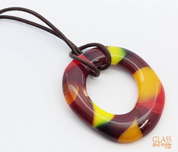 Open hanger in warmekleuren