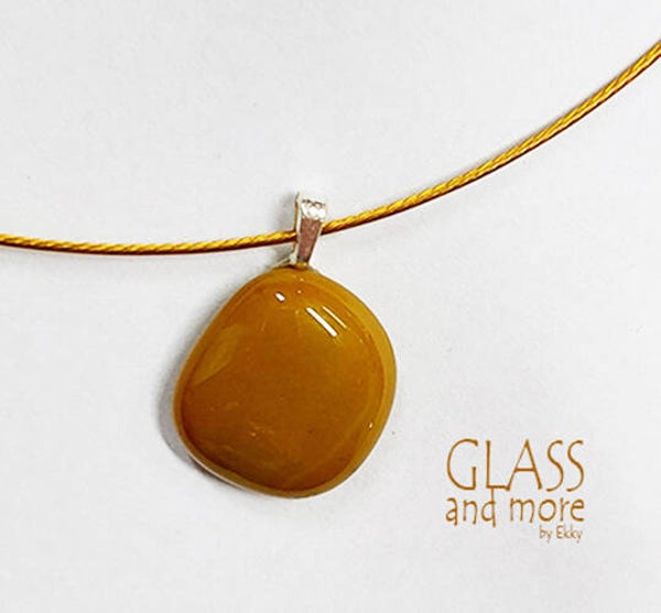 Olijfkleurige glashanger